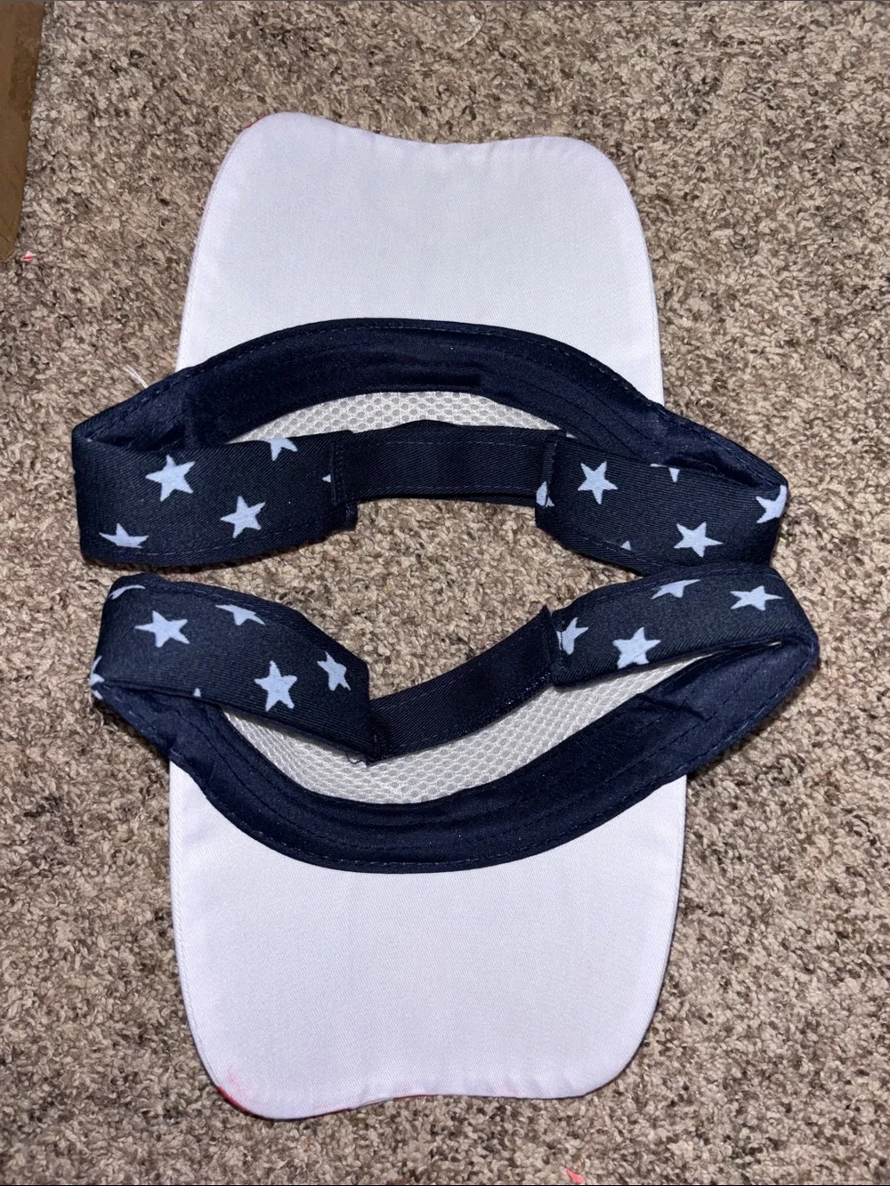 Patriotic Sun Visor Set - Red, White & Blue (Set of 2) UNISEX